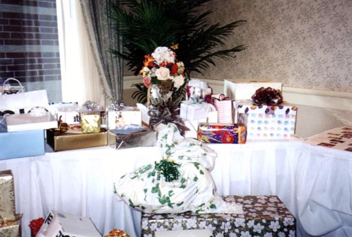 The gift table